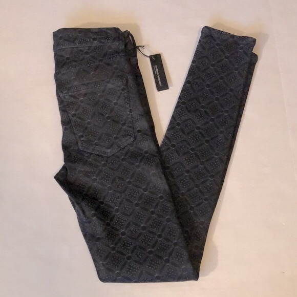 CITIZENS OF HUMANITY Coated Jeans, Rocket High Rise Skinny, Sz. 25 /NWT - Picture 3 of 17